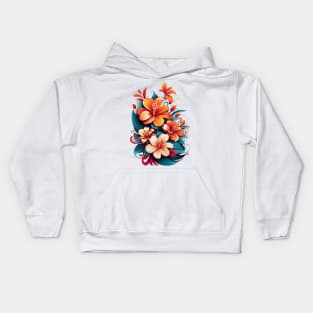 Alstroemeria flower Kids Hoodie